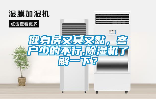 健身房又臭又黏，客戶(hù)少的不行,除濕機(jī)了解一下？