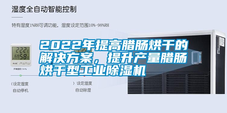 2022年提高臘腸烘干的解決方案，提升產(chǎn)量臘腸烘干型工業(yè)除濕機(jī)