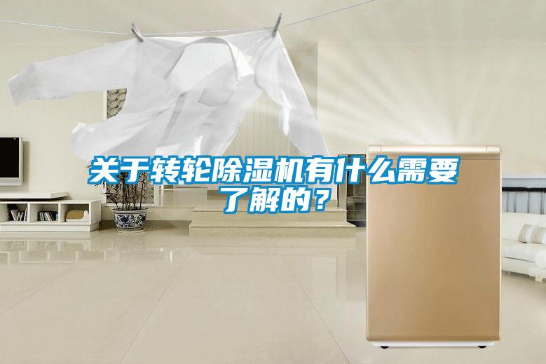 關(guān)于轉(zhuǎn)輪除濕機有什么需要了解的？
