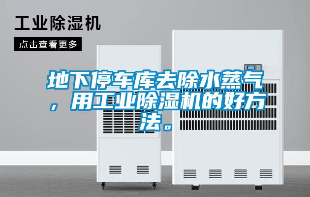 地下停車庫去除水蒸氣，用工業(yè)除濕機(jī)的好方法。