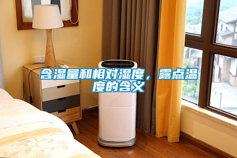 含濕量和相對(duì)濕度，露點(diǎn)溫度的含義
