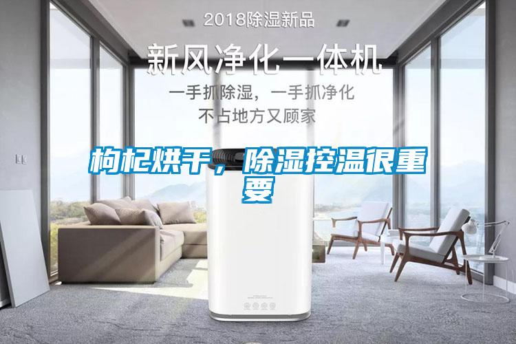 枸杞烘干，除濕控溫很重要
