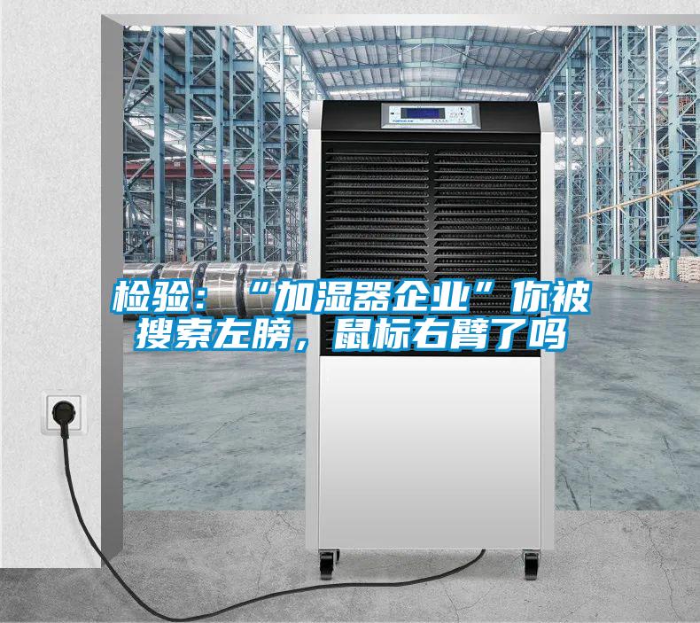 檢驗：“加濕器企業(yè)”你被搜索左膀，鼠標右臂了嗎
