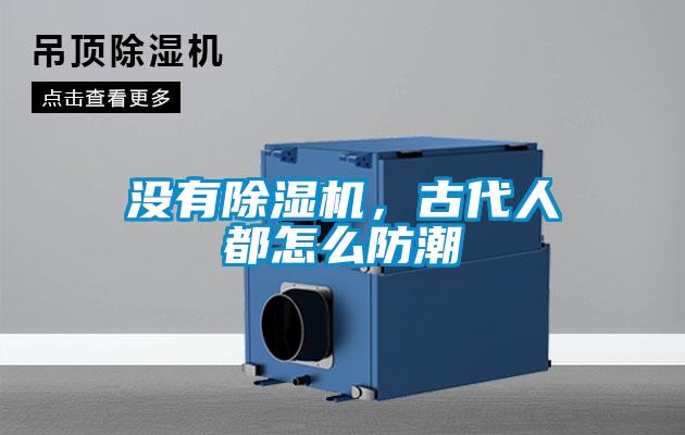 沒有除濕機(jī)，古代人都怎么防潮