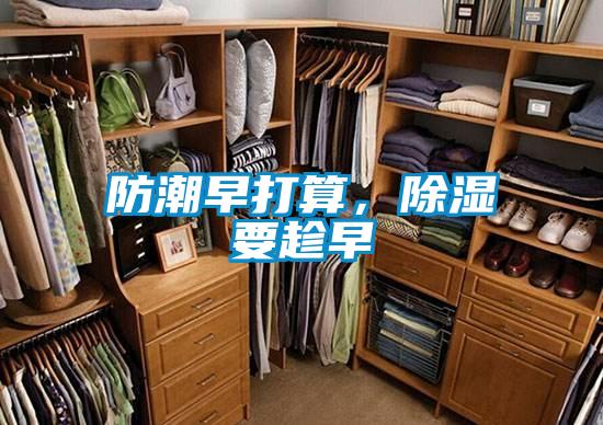 防潮早打算，除濕要趁早