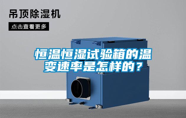 恒溫恒濕試驗(yàn)箱的溫變速率是怎樣的？