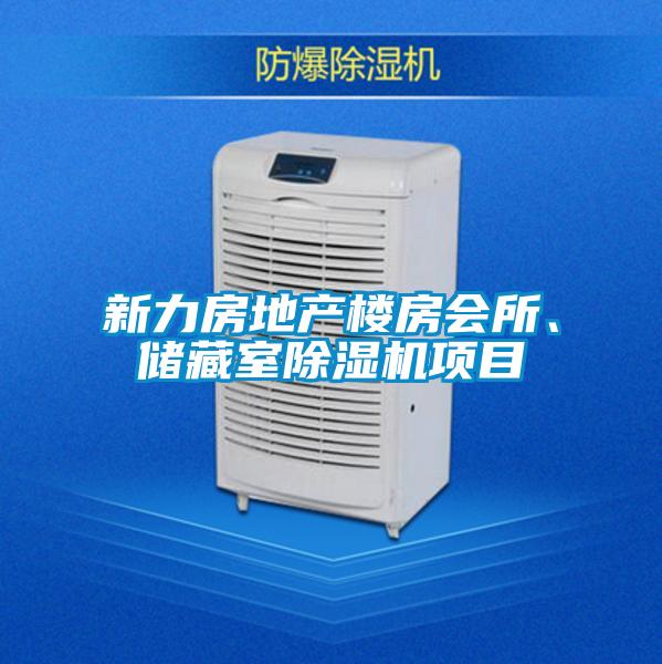 新力房地產(chǎn)樓房會(huì)所、儲(chǔ)藏室除濕機(jī)項(xiàng)目