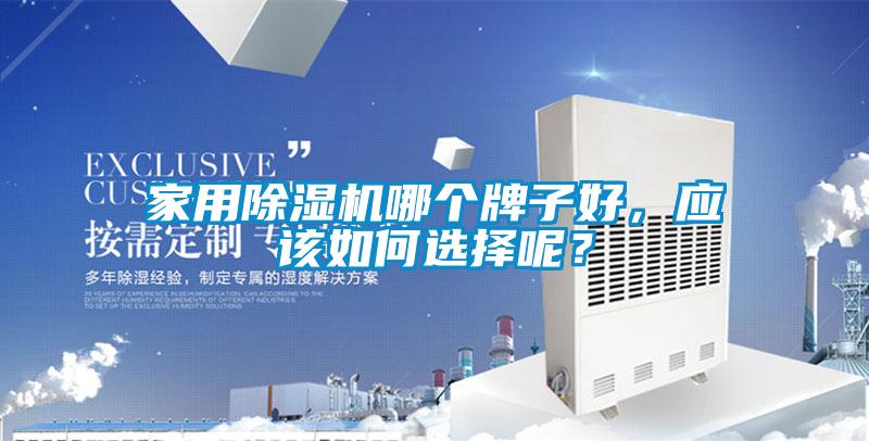 家用除濕機(jī)哪個(gè)牌子好，應(yīng)該如何選擇呢？