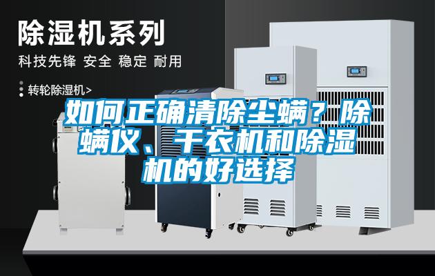 如何正確清除塵螨？除螨儀、干衣機(jī)和除濕機(jī)的好選擇