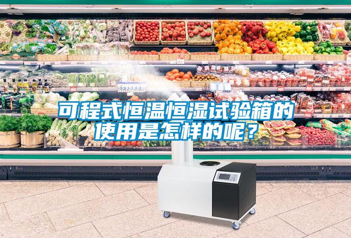 可程式恒溫恒濕試驗(yàn)箱的使用是怎樣的呢？
