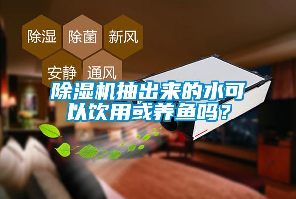 除濕機(jī)抽出來(lái)的水可以飲用或養(yǎng)魚(yú)嗎？