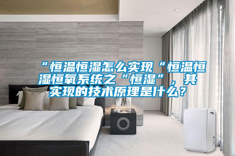 “恒溫恒濕怎么實現(xiàn)“恒溫恒濕恒氧系統(tǒng)之“恒濕”，其實現(xiàn)的技術(shù)原理是什么？