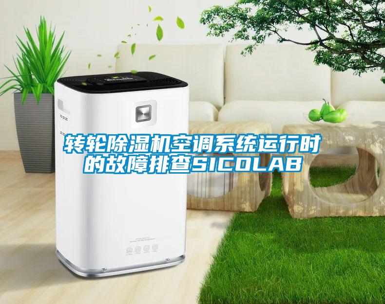 轉(zhuǎn)輪除濕機(jī)空調(diào)系統(tǒng)運(yùn)行時的故障排查SICOLAB
