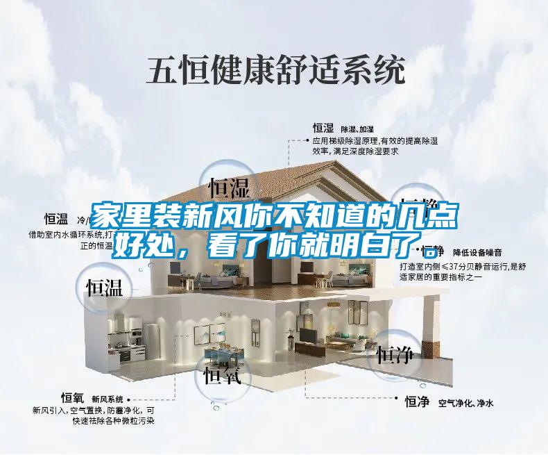 家里裝新風(fēng)你不知道的幾點(diǎn)好處，看了你就明白了。