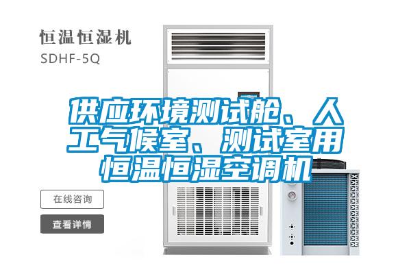 供應(yīng)環(huán)境測試艙、人工氣候室、測試室用恒溫恒濕空調(diào)機(jī)