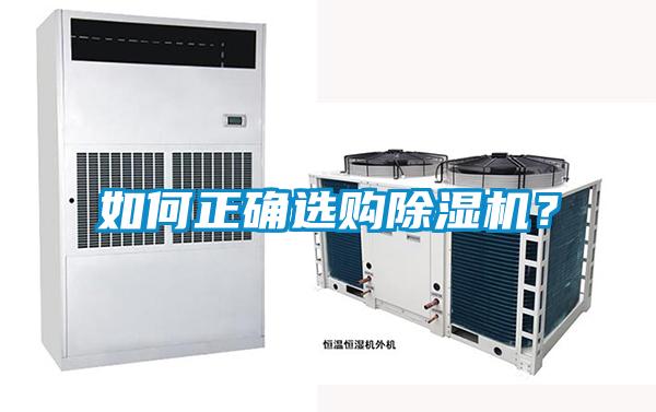 如何正確選購除濕機？