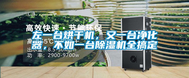 左一臺烘干機，又一臺凈化器，不如一臺除濕機全搞定
