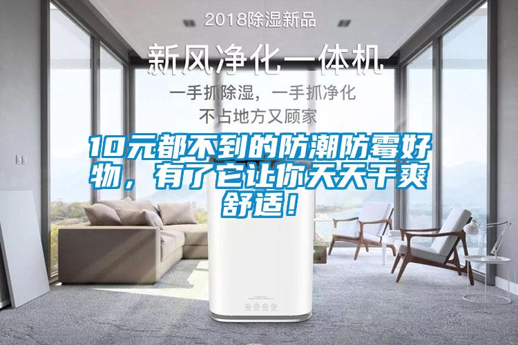 10元都不到的防潮防霉好物，有了它讓你天天干爽舒適！