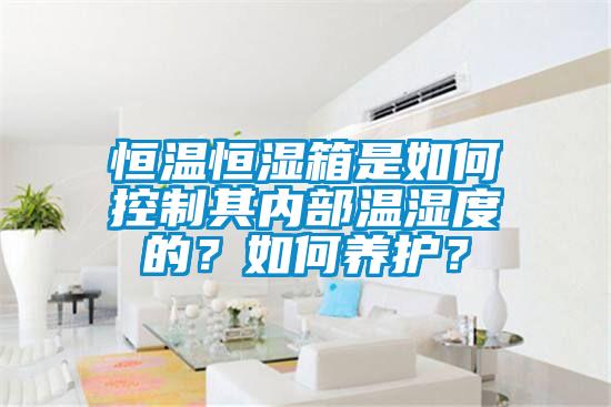 恒溫恒濕箱是如何控制其內(nèi)部溫濕度的？如何養(yǎng)護(hù)？