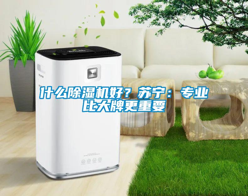 什么除濕機好？蘇寧：專業(yè)比大牌更重要