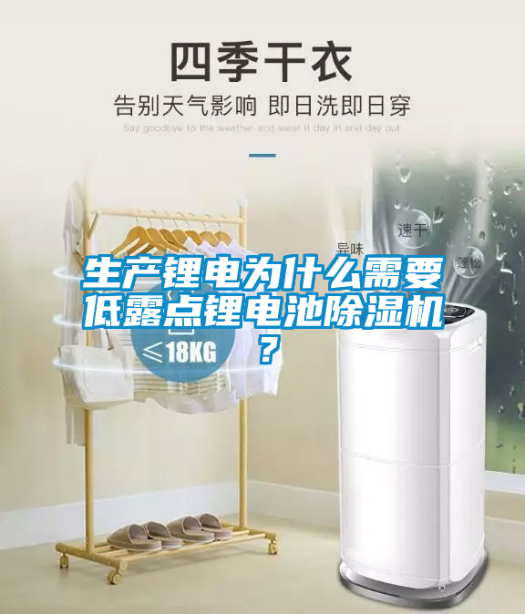 生產(chǎn)鋰電為什么需要低露點鋰電池除濕機(jī)？