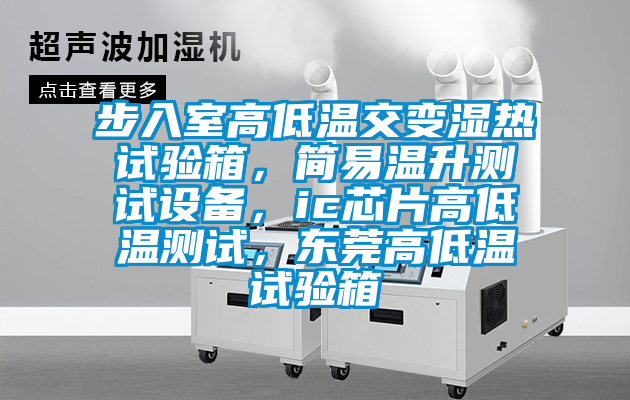 步入室高低溫交變濕熱試驗箱，簡易溫升測試設(shè)備，ic芯片高低溫測試，東莞高低溫試驗箱