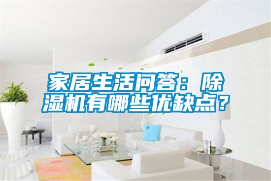 家居生活問答：除濕機(jī)有哪些優(yōu)缺點(diǎn)？