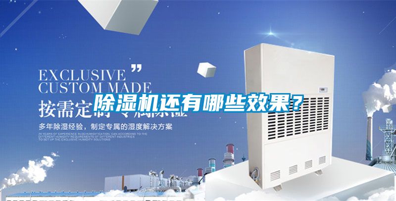 除濕機(jī)還有哪些效果？