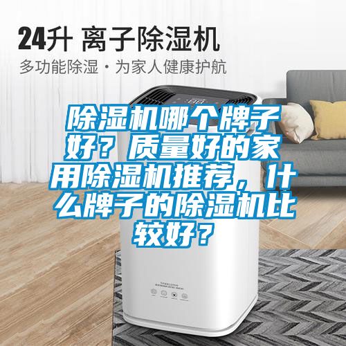 除濕機(jī)哪個(gè)牌子好？質(zhì)量好的家用除濕機(jī)推薦，什么牌子的除濕機(jī)比較好？