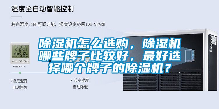 除濕機(jī)怎么選購，除濕機(jī)哪些牌子比較好，最好選擇哪個牌子的除濕機(jī)？