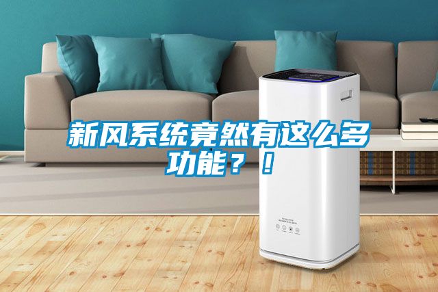 新風(fēng)系統(tǒng)竟然有這么多功能？！