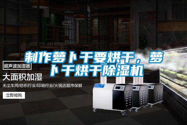 制作蘿卜干要烘干，蘿卜干烘干除濕機