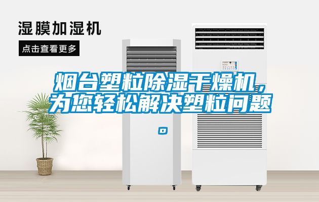 煙臺塑粒除濕干燥機，為您輕松解決塑粒問題。