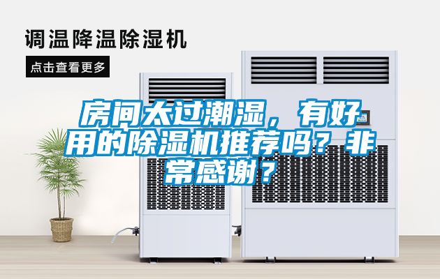 房間太過潮濕，有好用的除濕機推薦嗎？非常感謝？
