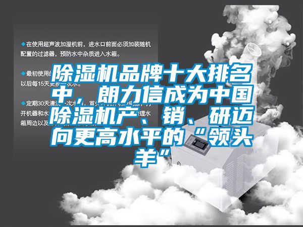 除濕機(jī)品牌十大排名中，朗力信成為中國除濕機(jī)產(chǎn)、銷、研邁向更高水平的“領(lǐng)頭羊”