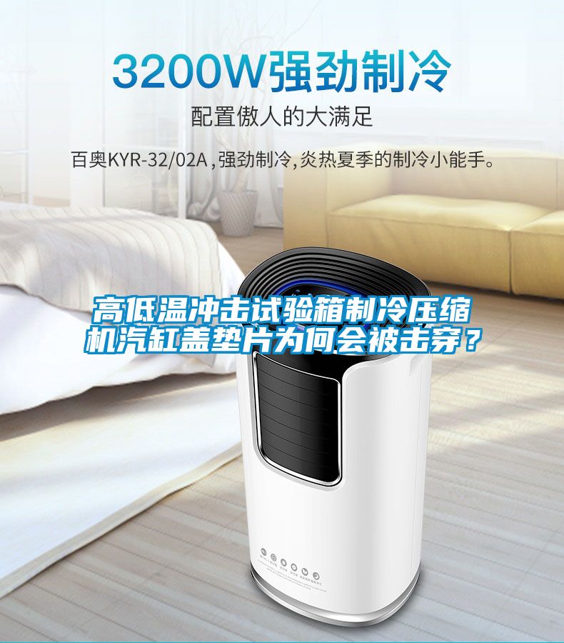 高低溫沖擊試驗箱制冷壓縮機汽缸蓋墊片為何會被擊穿？
