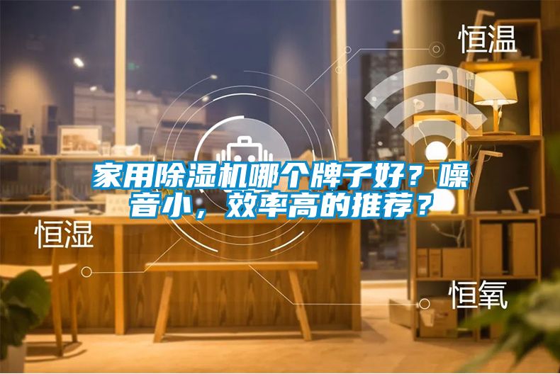 家用除濕機哪個牌子好？噪音小，效率高的推薦？
