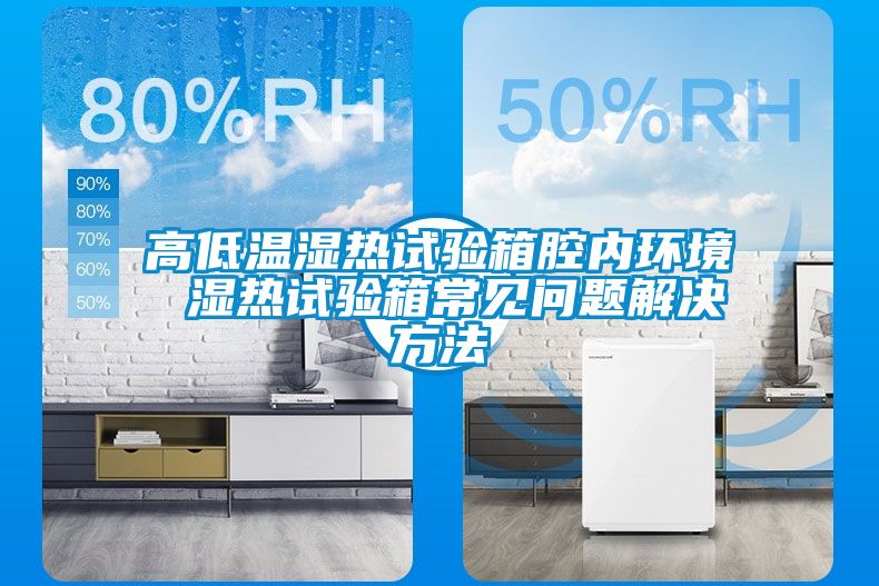 高低溫濕熱試驗(yàn)箱腔內(nèi)環(huán)境 濕熱試驗(yàn)箱常見問(wèn)題解決方法